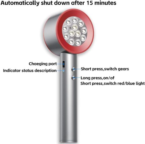 Red Light Therapy with Timing and 4 Modes 470/660/850/940nm Wavelength - Image 6