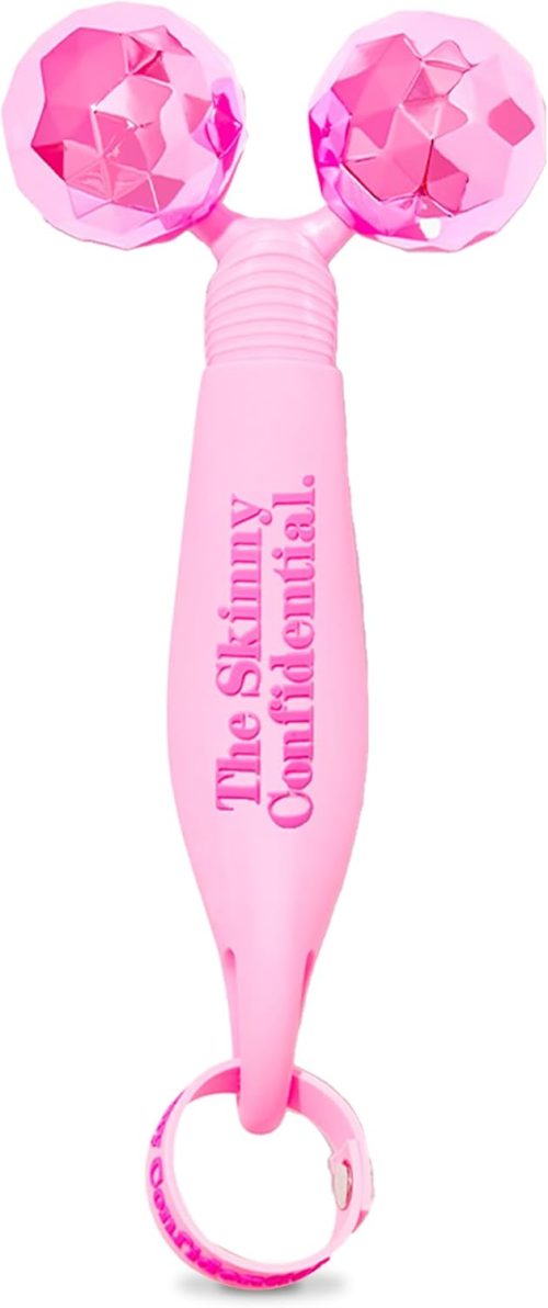 Pink Balls Eye & Facial Roller Massager - Face Massage Tools Skincare for Wrinkles & Fine Lines