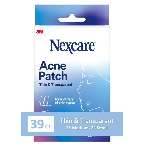 Nexcare Thin and Transparent Acne Patch, Skin Cover Absorbs Pus and Oil from Clogged Pores, Made with hydrocolloid, tab Allows for Easy Removal from Liner - 117 Pimple Patches - Image 13