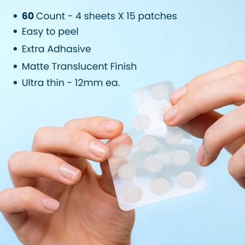 CLEAN SKIN CLUB 60 Invisible Vegan Pimple Patches - Image 4