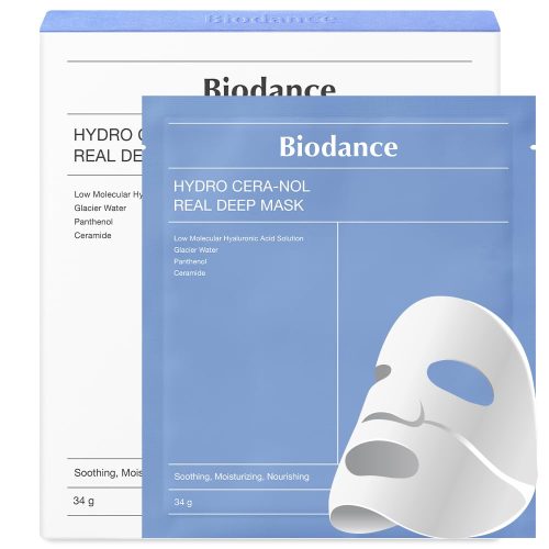 Hydro Cera-nol Real Deep Mask, Overnight Hydrogel Mask, Soothing, Moisturizing, Nourishing