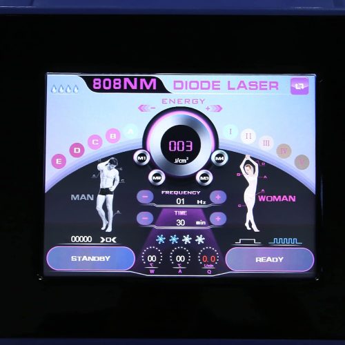 Hair Removal Machine, Vertical Type 3 Wavelength 808 Hair Remover Device Permanent Hair Remover with Cooling Function Hair Removal - Image 7