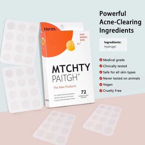 Hydrocolloid Acne Pimple Patch Kit, 72pcs Invisible Pimple Patches - Image 5