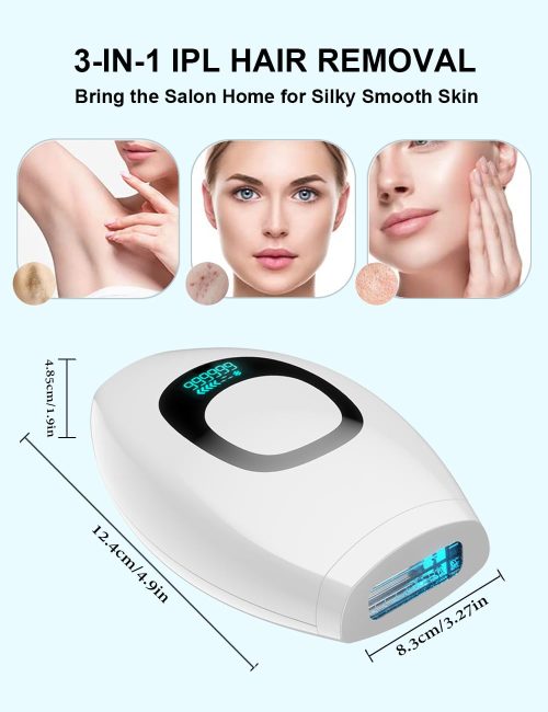 IPL Hair Removal,Laser Hair Removal At-Home for Women Men - Image 3