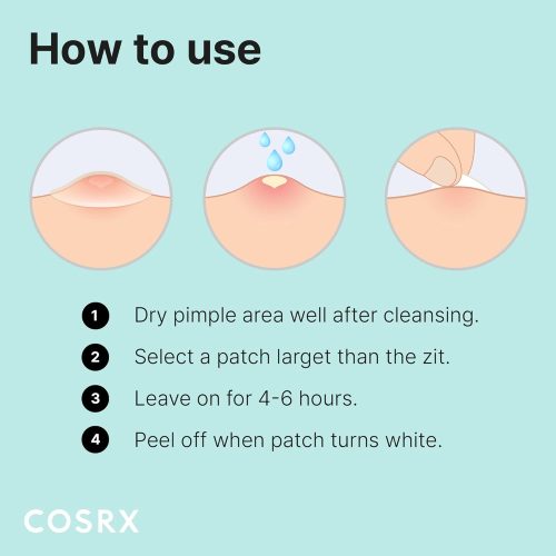 Acne Pimple Patch Absorbing Hydrocolloid Original 3 Size Patches - Image 7