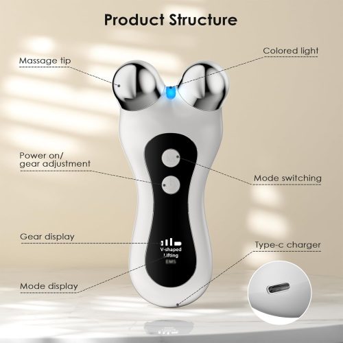 3-in-1 Face Sculpting Tool，Portable Led Multi-Functional Neck and Face Tool - Facial and Neck Tool for Women - Image 2
