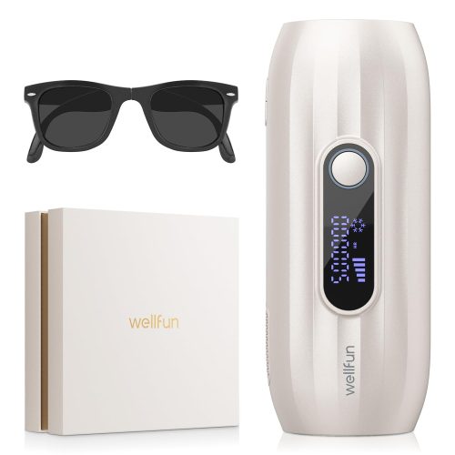 Laser Hair Removal - Ice-Cooling lPL Home Use Hair Removal for Women and Men - Nearly Painless & Long-Lasting Results
