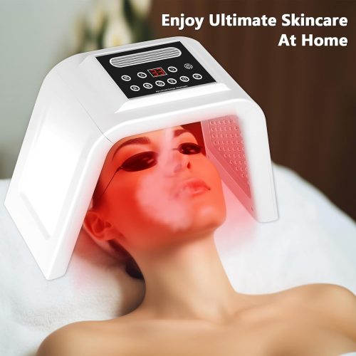 7 Colors Face Mask with Spray, Yofuly Professional Led Light Face Tool - Image 6
