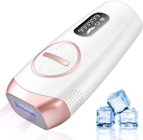 Laser Hair Removal, IPL Hair Removal with Cooling for Women and Men, Permanent Hair Removal Device Upgrade 999999 Flashes for Face Armpit Arm Bikini Line Leg Whole Body