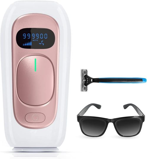 Laser Hair Removal for Women and Men Permanent IPL Hair Removal Device Upgraded to 999,900 Flashes Painless