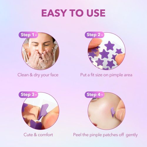 Pimple Patches for Face, Hydrocolloid Acne Patches - Image 10