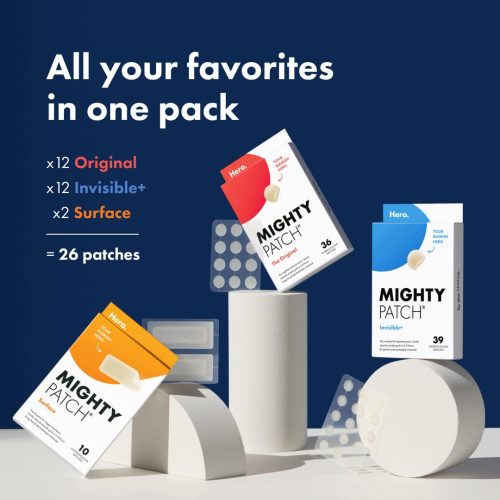 Hero Cosmetics Mighty Patch™ Variety Pack - Hydrocolloid Acne Pimple Patches for Covering Zits and Blemishes - Image 2