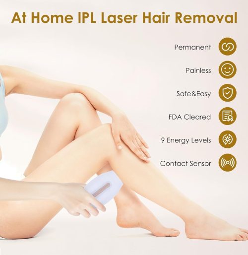 IPL Laser Hair Removal Device Permanent Painless Remover Reduction in Hair Regrowth - Image 17