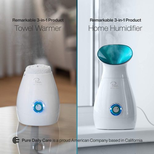 Large 3-in-1 Nano Ionic Facial Steamer with Precise Temp Control - Image 7