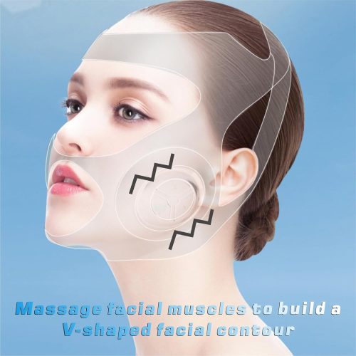 Purism V line Face Lifting Belt with remote control Massager, Double Chin Reducer Face Massage and Relaxing Belt - Image 3