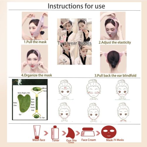 Beauty Face Sculpting Sleep Mask，V Line Lifting Chin Mask, - Image 6