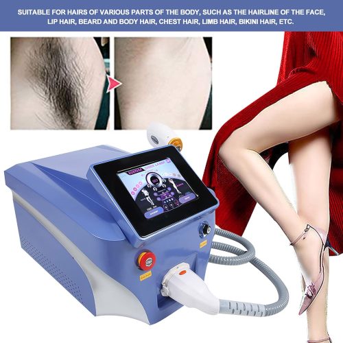 Hair Removal Machine, Vertical Type 3 Wavelength 808 Hair Remover Device Permanent Hair Remover with Cooling Function Hair Removal - Image 3