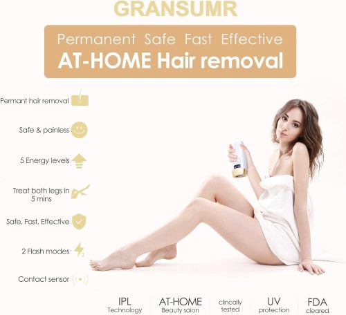 IPL Laser Hair Removal Device Permanent Painless Remover Reduction in Hair Regrowth - Image 15