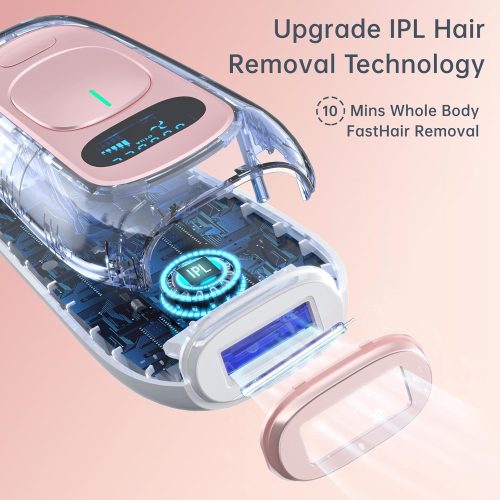 Laser Hair Removal for Women and Men Permanent IPL Hair Removal Device Upgraded to 999,900 Flashes Painless - Image 3