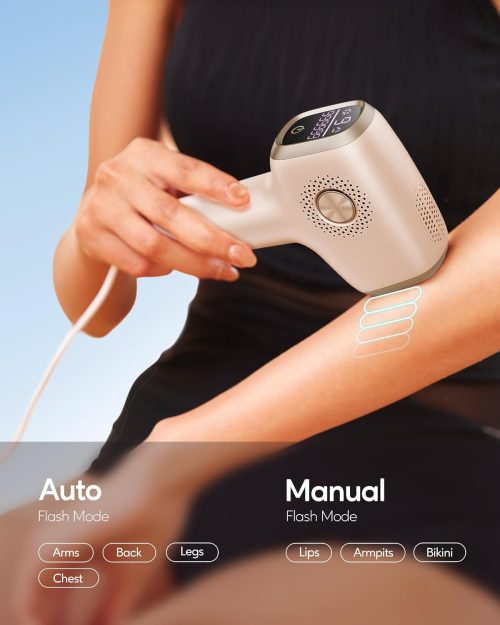 Laser Hair Removal with Ice Cooling Care Function for Women Permanent,999,999 Flashes Painless IPL Hair Remover - Image 5