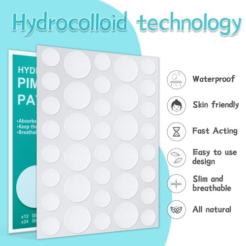 Pimple Patches for Face Hydrocolloid Acne Patches - Image 3