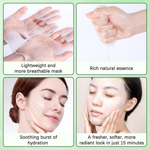 Collagen Face Mask Skin Care Hydrating Face Masks, Brightening and Anti Aging Face Sheet Masks - Image 15