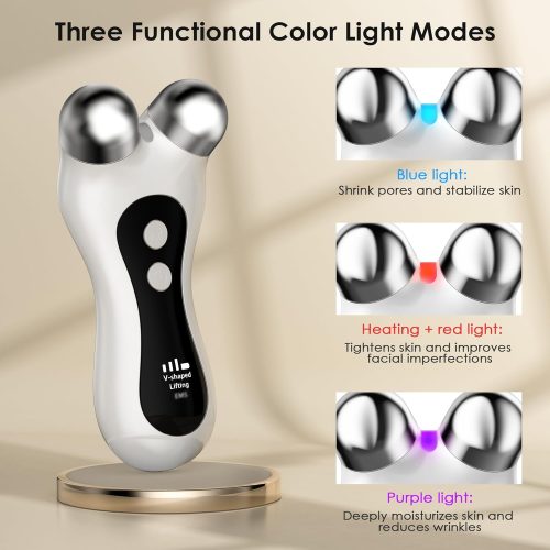 3-in-1 Face Sculpting Tool，Portable Led Multi-Functional Neck and Face Tool - Facial and Neck Tool for Women - Image 3