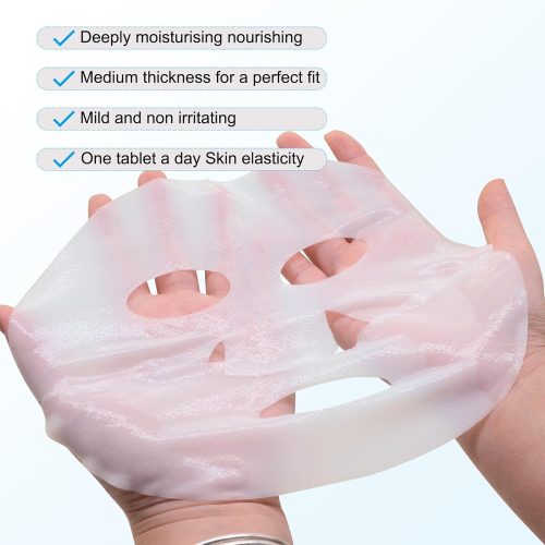 Collagen Face Mask - Hydrating Overnight Collagen Face Mask Deep Collagen Anti Wrinkle Lifting Mask - Image 5