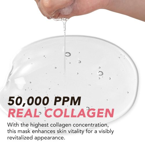 Collagen Face Mask 34g x 4ea, Bio-Collagen Real Deep Mask - Image 3