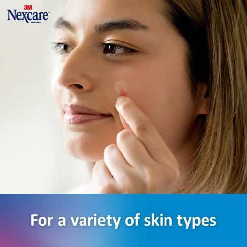 Nexcare Thin and Transparent Acne Patch, Skin Cover Absorbs Pus and Oil from Clogged Pores, Made with hydrocolloid, tab Allows for Easy Removal from Liner - 117 Pimple Patches - Image 9