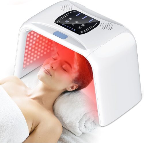 7 Color Light Therapy Mask Beauty Photon Skin Phototherapy Machine with Spray Function, LED Therapy for Face