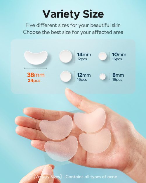 Acne Patches Large, Hydrocolloid Pimple Patches for Large Breakouts, Zit and Blemish, Large Acne Patches for Face - Image 2