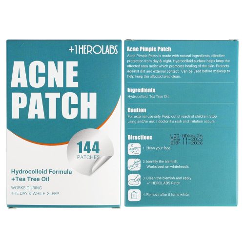 Acne Pimple Patch, Hydrocolloid Acne Patch with Tea Tree Oil, Invisible Acne Spot Treatment - Image 2