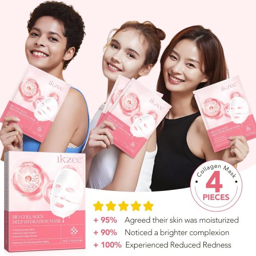 Collagen Face Mask 34g x 4ea, Bio-Collagen Real Deep Mask - Image 7