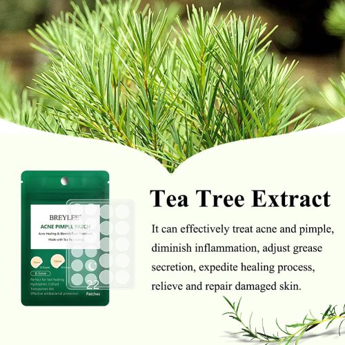 Acne Pimple Patch (66Count), Tea Tree Oil Pimple Patch Acne Pimple Healing Patch Zit Patch Acne Patch Hydrocolloid Patch - Image 3
