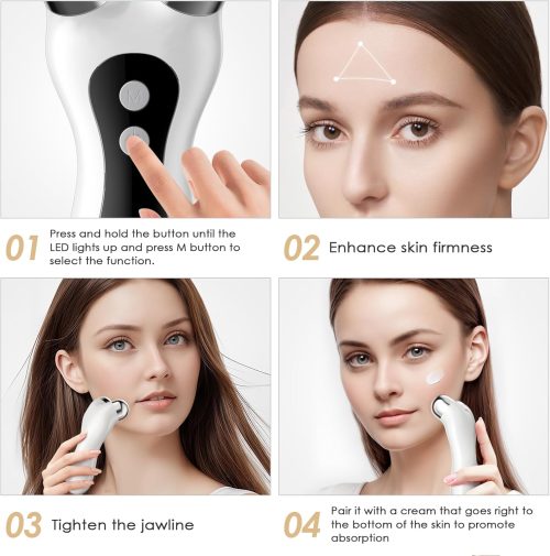 3-in-1 Face Sculpting Tool，Portable Led Multi-Functional Neck and Face Tool - Facial and Neck Tool for Women - Image 6
