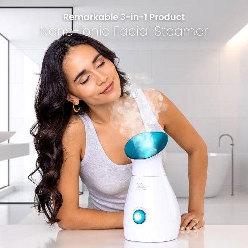 Large 3-in-1 Nano Ionic Facial Steamer with Precise Temp Control - Image 6