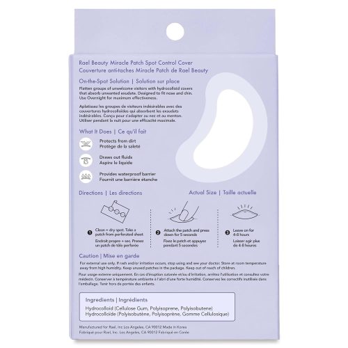 Patches Large Spot Control Cover - Hydrocolloid Acne Patches for Face, Strip for Breakouts - Image 3