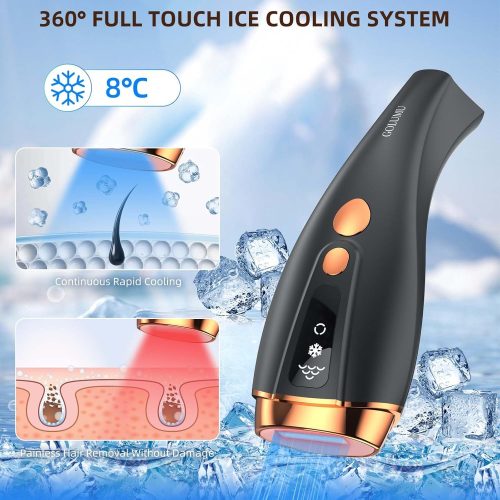 IPL Laser Hair Removal Device for Women and Men Permanent with Painless Ice Cooling - Image 4