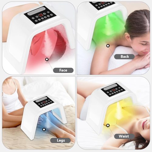 7 Colors Face Mask with Spray, Yofuly Professional Led Light Face Tool - Image 5
