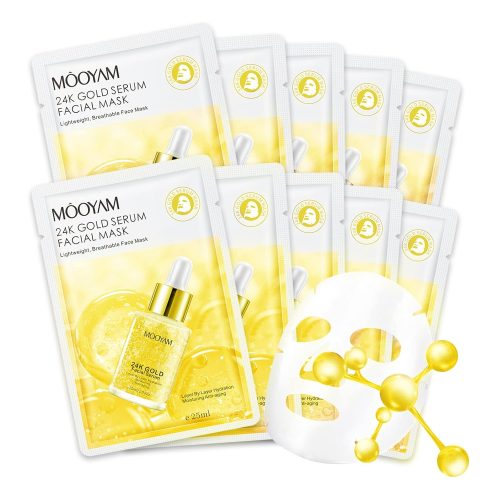 Collagen Face Mask Skin Care Hydrating Face Masks, Brightening and Anti Aging Face Sheet Masks - Image 13