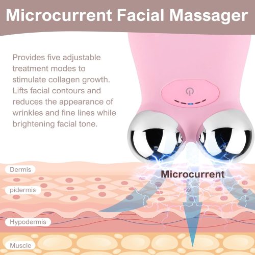 Microcurrent Facial Devices, Five Modes Face Massager - Image 3