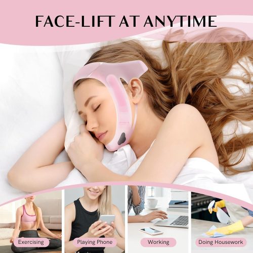 V Line Face Lift Tape, Silicone Chin Strap Reusable Soft Lifting Strap for Women and Men, 23-27in - Image 6