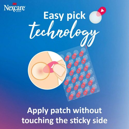Nexcare Thin and Transparent Acne Patch, Skin Cover Absorbs Pus and Oil from Clogged Pores, Made with hydrocolloid, tab Allows for Easy Removal from Liner - 117 Pimple Patches - Image 6