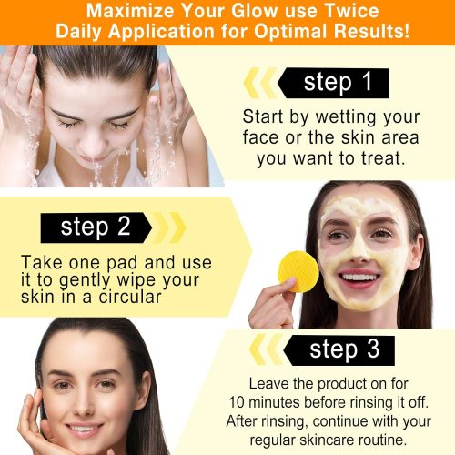 2 Pack Turmeric Cleansing Pads - Image 5