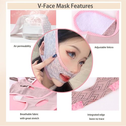 Beauty Face Sculpting Sleep Mask，V Line Lifting Chin Mask, - Image 3