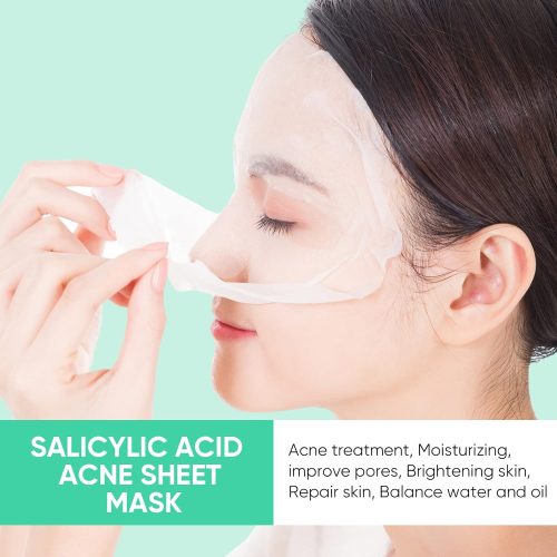 Collagen Face Mask Skin Care Hydrating Face Masks, Brightening and Anti Aging Face Sheet Masks - Image 7