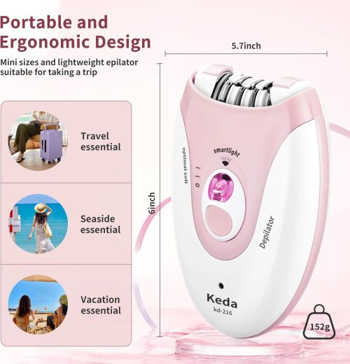 Epilators Hair Removal for Women, 2 Speeds Facial Hair Removal for Women - Image 6