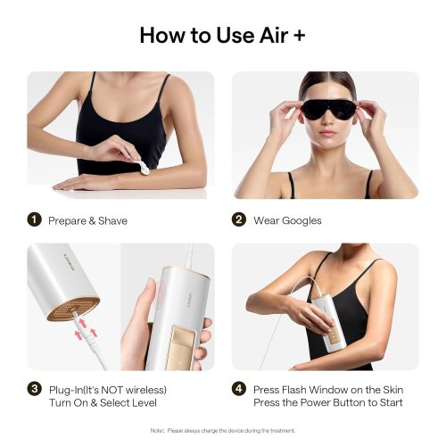 Ulike Laser Hair Removal for Women and Men, Air Ice-Cooling Nearly Painless IPL Hair Removal for Salon-Level Result at Home - Image 5
